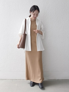 「SHIPS any（シップス エニィ）のアイテム」を使った、山内さん（レディース・153cm）の夏コーディネート