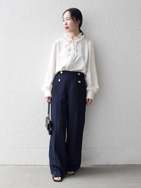 山内さん（レディース・153cm）の夏コーディネート