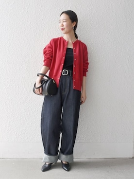 山内さん(レディース・153cm)の秋コーディネート