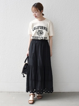 「SHIPS any（シップス エニィ）のアイテム」を使った、山内さん（レディース・153cm）の春コーディネート