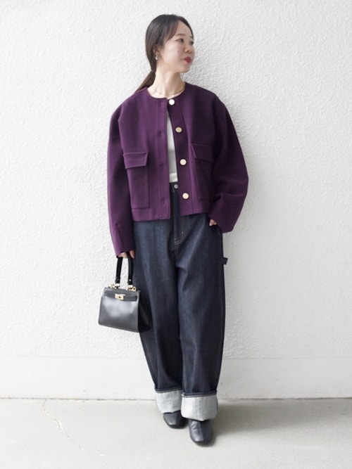 セール】SHIPS any: エア ニードル ポケット コンパクト ノーカラー