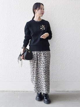 「ビジュー」｜山内さん（レディース・153cm）の秋コーディネート