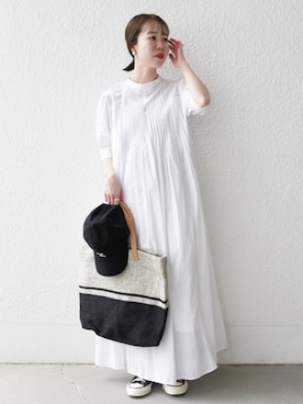 「SHIPS any（シップス エニィ）のアイテム」を使った、山内さん（レディース・153cm）の春コーディネート