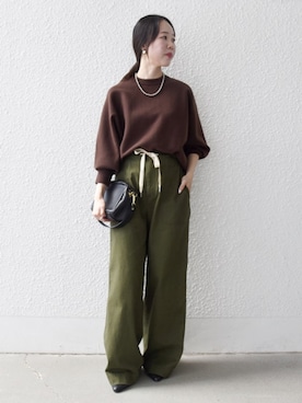 「ブルべ夏」｜山内さん（レディース・153cm）の秋コーディネート