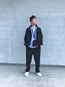 「アイテム（ポーチ）」を使った、matu0369さん（メンズ・169cm）の春コーディネート