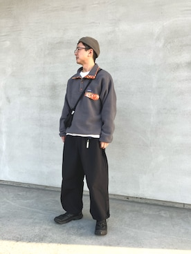 「RUUBON（ルーボン）のアイテム」を使った、matu0369さん（メンズ・169cm）の春コーディネート