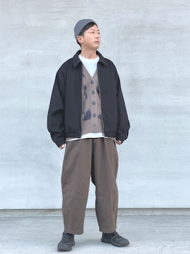 「アイテム（チノパンツ）」を使った、matu0369さん（メンズ・169cm・30代）の冬コーディネート