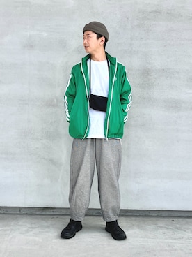 「SALOMON（サロモン）のアイテム」を使った、matu0369さん（メンズ・169cm）の夏コーディネート