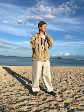 「アイテム（ジャケット/アウター）」を使った、matu0369さん（メンズ・169cm）の秋コーディネート