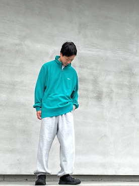 「アイテム（スウェットパンツ、グレー系）」を使った、matu0369さん（メンズ・169cm）の秋コーディネート