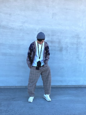 「アイテム（カーディガン/ボレロ）」を使った、matu0369さん（メンズ・169cm）の秋コーディネート