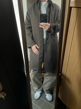 「アイテム（アナログ腕時計）」を使った、169男さん（メンズ・169cm）の秋コーディネート