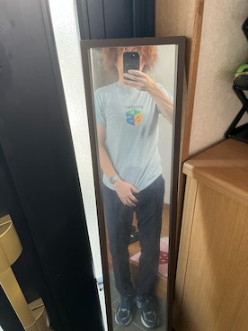 「STUSSY（ステューシー）のステューシー　old stussy 90s ビンテージ USA製 64 ロクヨン Tシャツ（Tシャツ/カットソー）」を使った、169男さん（メンズ・169cm・40代）の夏コーディネート