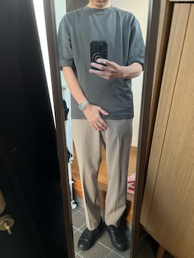 「CONVERSE（コンバース）の＜CONVERSE＞オールスター クップ（スニーカー、ブラック系）」を使った、169男さんの夏コーディネート