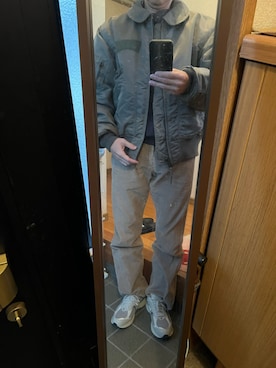 「アイテム（腕時計）」を使った、169男さん（メンズ・169cm）の冬コーディネート