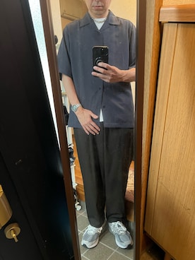 「United Athle（ユナイテッドアスレ）のアイテム」を使った、169男さん（メンズ・169cm）の秋コーディネート