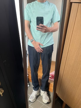 「NEW BALANCE（ニューバランス）の【別注】 ＜New Balance＞ M2002R GTX/スニーカー（スニーカー、ベージュ系）」を使った、169男さんの春コーディネート