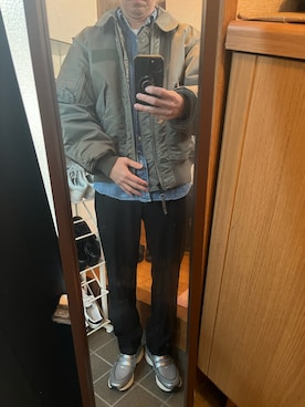 「GLOBAL WORK（グローバルワーク）のアイテム（パンツ）」を使った、169男さん（メンズ・169cm）の春コーディネート