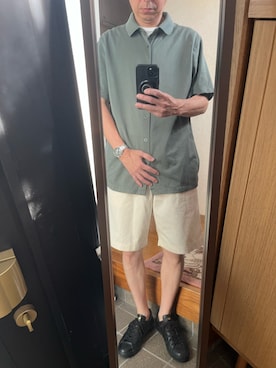 「CONVERSE（コンバース）の＜CONVERSE＞オールスター クップ（スニーカー、ブラック系）」を使った、169男さん（メンズ・169cm）の夏コーディネート