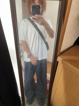 「アイテム（デジタル腕時計）」を使った、169男さん（メンズ・169cm）の夏コーディネート