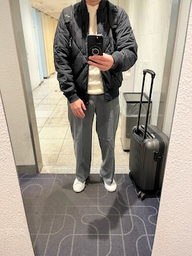 「CASIO(カシオ)のアイテム」を使った、169男さん(メンズ・169cm)の冬コーディネート