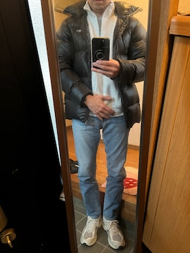 「OMEGA（オメガ）のアイテム」を使った、169男さん（メンズ・169cm）の冬コーディネート