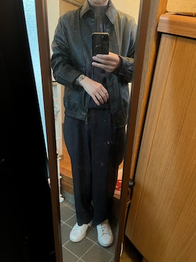 「アイテム（ジャケット/アウター）」を使った、169男さん（メンズ・169cm・40代）の冬コーディネート