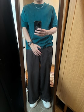 「GLOBAL WORK（グローバルワーク）のアイテム（トップス）」を使った、169男さん（メンズ・169cm）の夏コーディネート