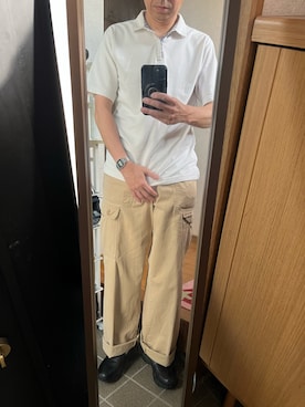 「COMME CA ISM（コムサイズム）のアイテム」を使った、169男さん（メンズ・169cm）の夏コーディネート