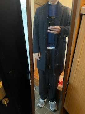 「アイテム（アナログ腕時計）」を使った、169男さん（メンズ・169cm）の冬コーディネート