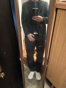 「アイテム（腕時計）」を使った、169男さん（メンズ・169cm）の冬コーディネート