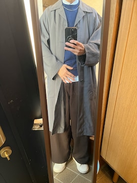 「adidas（アディダス）のアイテム（スニーカー、ホワイト系）」を使った、169男さん（メンズ・169cm）の春コーディネート