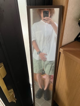 「アイテム（サンダル）」を使った、169男さん（メンズ・169cm・40代）の夏コーディネート