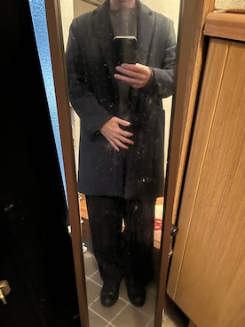 「アイテム（アナログ腕時計）」を使った、169男さん（メンズ・169cm）の冬コーディネート