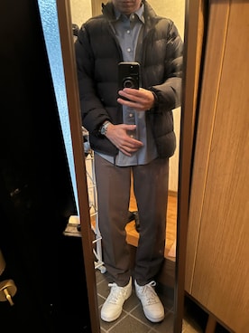 「アイテム（アナログ腕時計）」を使った、169男さん（メンズ・169cm）の春コーディネート