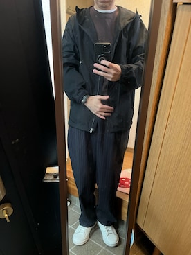 「アディダス」｜169男さん（メンズ・169cm）の春コーディネート