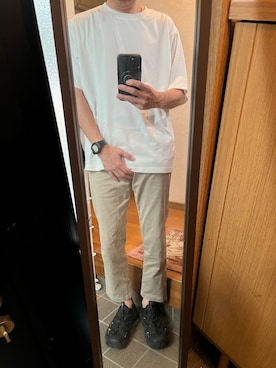 「G-SHOCK（ジーショック）のアイテム」を使った、169男さん（メンズ・169cm）の秋コーディネート