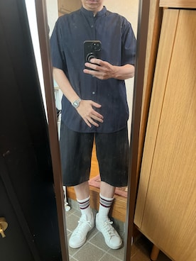 「HANES（ヘインズ）のアイテム」を使った、169男さん（メンズ・169cm）の夏コーディネート