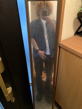 「アイテム（スラックス）」を使った、169男さん（メンズ・169cm・40代）の夏コーディネート