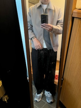 「アイテム（腕時計）」を使った、169男さん（メンズ・169cm）の冬コーディネート