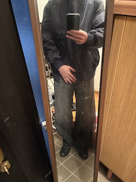 「アイテム（MA-1）」を使った、169男さん（メンズ・169cm）の秋コーディネート