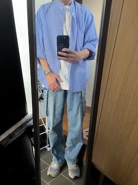 「RRL(ダブル アール エル)のアイテム」を使った、169男さん(メンズ・169cm)の春コーディネート