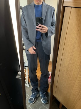 「GLOBAL WORK（グローバルワーク）のアイテム（ジャケット/アウター）」を使った、169男さん（メンズ・169cm）の春コーディネート