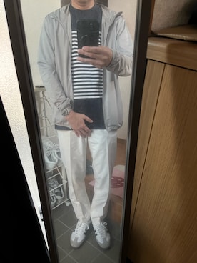 「アイテム（腕時計）」を使った、169男さん（メンズ・169cm）の秋コーディネート