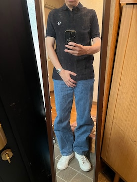 「FRED PERRY（フレッドペリー）のアイテム」を使った、169男さん（メンズ・169cm）の秋コーディネート
