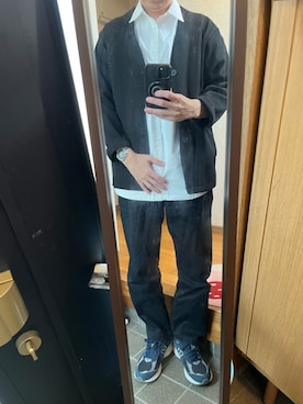 「NEW BALANCE（ニューバランス）のアイテム（スニーカー、その他）」を使った、169男さんの春コーディネート