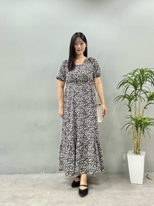 カシュクール ス パフスリーブ WEB限定】カシュクールパフスリーブワンピース（ワンピース