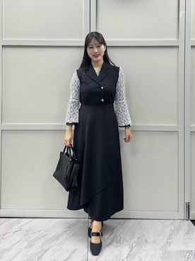 「natural couture（ナチュラルクチュール）のアイテム」を使った、airiさん（レディース・161cm）の春コーディネート