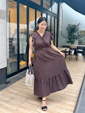 「natural couture（ナチュラルクチュール）のアイテム」を使った、airiさん（レディース・161cm）の春コーディネート