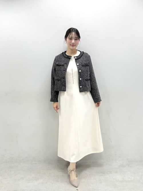 ストレッチタック入りジャンスカ（ワンピース）｜natural couture